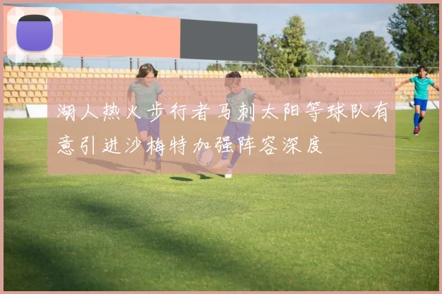 湖人热火步行者马刺太阳等球队有意引进沙梅特加强阵容深度